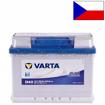 ���� ������������ VARTA Blue Dynamic 6CT 60Ah L+ 540A EN 242x175x190 (560 127 054)
